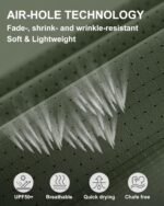 33,000ft Men's Long Sleeve Sun Protection Shirt UPF 50+ UV Quick Dry Cooling Fishing Shirts for Travel Safari Camping Hiking - Image 7