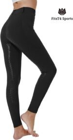 FitsT4 Sports Kids Full Seat Silicon Grip Riding Tights Horseback Riding Equestrian Schooling Breeches - Image 3