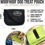 Dog Treat Pouch, Black Training Treat Pouch - Clip On Dog Treat Holder, Innovative No Spill Design, Magnetic Flap, Expandable Gusset, Made of Durable Nylon, Machine Washable - Image 3