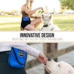 Dog Treat Pouch, Black Training Treat Pouch - Clip On Dog Treat Holder, Innovative No Spill Design, Magnetic Flap, Expandable Gusset, Made of Durable Nylon, Machine Washable - Image 6