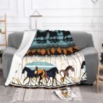 Ultra Soft Fleece Blanket,Horse Stripes Pattern, No Shed No Pilling Luxury Plush Cozy Lightweight Blanket for Bed, Couch, Chair, Sofa Suitable for All Season,40"x30" - Image 4