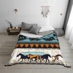 Ultra Soft Fleece Blanket,Horse Stripes Pattern, No Shed No Pilling Luxury Plush Cozy Lightweight Blanket for Bed, Couch, Chair, Sofa Suitable for All Season,40"x30" - Image 5