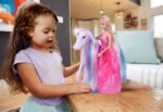 BETTINA Magical Lights Unicom and Princess Doll, Horse Toys Playset, Unicorn Toys Princess Gifts for 3 to 7 Year Olds Girls Kids - Image 6