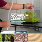 TERA PUMP - 2pk Aquarium Cleaner Fish Tank Gravel Sand Cleaner Change Water Manual Hand Water Pump for Small Aquariums (under 10 gallons), BPA Free, Easy Assembly, Transfer at 1 GPM [2 Pumps] - Image 3