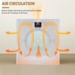 88L Automatic Pet Dryer Box Foldable Automatic Pet Grooming Drying Box Ultra Quiet Intelligent Temperature Control 360 Degree Drying Function Cat Hair Dryer with Timing Function - Image 5