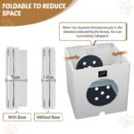 88L Automatic Pet Dryer Box Foldable Automatic Pet Grooming Drying Box Ultra Quiet Intelligent Temperature Control 360 Degree Drying Function Cat Hair Dryer with Timing Function - Image 9