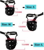 Horse Grazing Muzzle, Comfort Wear Grazing Muzzle for Horses Equine Muzzle - Image 3