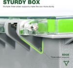 Ghosthor Fishing Tackle Box, Waterproof 3600 and 3700 Tackle Trays, Plastic Tackle Box Organizer with Removable Dividers, Storage Lure Box and Terminal Tackle Storage - Image 7