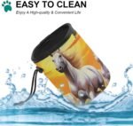 Running Horses Sunset Printed Pet Treat Training Pouch Dog Treat Pouches Built in Poop Bag Dispenser for Training Walking Hiking - Image 5