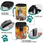 Running Horses Sunset Printed Pet Treat Training Pouch Dog Treat Pouches Built in Poop Bag Dispenser for Training Walking Hiking - Image 6