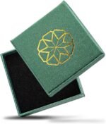 14k Two-Tone Rose and White Gold Milgrain-Edged Lucky Diamond Horseshoe Pendant Necklace - Image 3