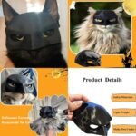 Cat Bat Cosplay Hat, 2025 New Bat Mask for Cat, Batcat Mask, Cute Cat bat Cosplay hat Funny Bat Cat Avenger Mask, Halloween Costumes Accessories for Cats (Large) - Image 7