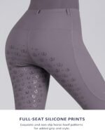 Harrison Howard Women's Full Seat Riding Tights with Side Pockets Horse Riding Pants Equestrian Breeches - Image 5
