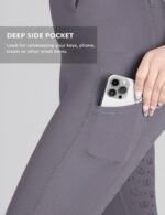 Harrison Howard Women's Full Seat Riding Tights with Side Pockets Horse Riding Pants Equestrian Breeches - Image 8