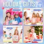 Girls Princess Toys,Horse and Carriage Play Set for Kids,Pink Brushable Mane & Tail with Walking Horse, Princess Toys for Girls 3 4 5+ - Image 8