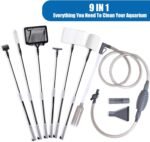 Aquarium Cleaning Kit - Fish Tank Gravel Vacuum Cleaner & Algae Scraper for Glass Tanks, Easy Water Change & Algae Removal for Freshwater & Saltwater Tanks, Maintain Clear & Healthy Water - Image 3