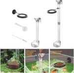 Shrimp Feeding Tube Dish Set, Cleaning Brush Feeding Rings, Shrimp Feeder Tube Fish Tank Feeder for Shrimp Bettas Clams Tropical Fish Supplies - Image 5