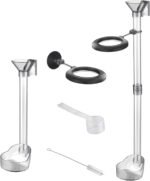 Shrimp Feeding Tube Dish Set, Cleaning Brush Feeding Rings, Shrimp Feeder Tube Fish Tank Feeder for Shrimp Bettas Clams Tropical Fish Supplies - Image 7