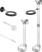 Shrimp Feeding Tube Dish Set, Cleaning Brush Feeding Rings, Shrimp Feeder Tube Fish Tank Feeder for Shrimp Bettas Clams Tropical Fish Supplies - Image 8