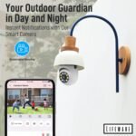 Light Bulb Camera - Indoor Camera with Motion Detection, WiFi Camera, Live-Stream & Recording - 360 Camera, 2 Way Audio, Indoor Security Camera, Pet Camera - Baby Camera Monitor - Image 6