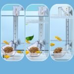 200MM Aquarium Feeding Tube Fish Feeder Tube Clear Acrylic Shrimp Feeding Tube with Hooks and Suction Cups for Aquarium Fish Tank Feeder - Image 4