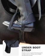 Harrison Howard Equestrian Half Chaps Horse Riding Half Chaps Suede Half Chaps - Image 6