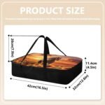 Sunflower Horse Insulated Casserole Carriers Thermal Bags Casserole Carriers for Hot or Cold Food with Heat Resistant Lining Zip Food Carriers Fits 11 x 15 or 9 x 13 Baking Dish - Image 6