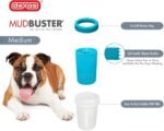 Dexas MudBuster Portable Dog Paw Cleaner, Medium, Blue - Premium Quality Pet Supplies and Accessories - Image 4