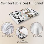 HIWX Horse Blanket for Girls Women, Horse Blanket, Dog Blanket, Horse Dog Throw Blanket, Gifts for Horse Lovers Dog Lovers, Dog Mom Blanket, Horse Girl Gifts, 50x60 Inches - Image 7