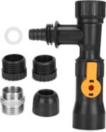 Fish Tank Water Changer,Siphon Fish Tank Vacuum Gravel Cleaner Aquarium Quick Water Changer with 2 Faucet Adapters for Aquarium Quick Water Change - Image 7