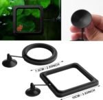 Cobee Fish Feeding Ring, 2 Pieces Aquarium Fish Feeder Fish Tank Food Feeder Circle Tank Accessories for Guppy Bettas Goldfish Turtle (Black) - Image 4