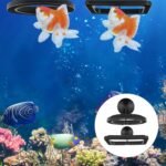 Cobee Fish Feeding Ring, 2 Pieces Aquarium Fish Feeder Fish Tank Food Feeder Circle Tank Accessories for Guppy Bettas Goldfish Turtle (Black) - Image 9