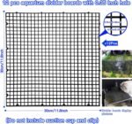 Plastic Egg Crate Fish Tank Divider Aquarium Filter Bottom Plastic Grid Fish Tank Isolation Board Black Egg Crate Tray((Black, 12pcs 11.8X11.8Inch with 0.35Inch Hole) - Image 3