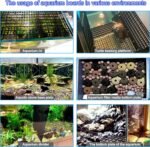 Plastic Egg Crate Fish Tank Divider Aquarium Filter Bottom Plastic Grid Fish Tank Isolation Board Black Egg Crate Tray((Black, 12pcs 11.8X11.8Inch with 0.35Inch Hole) - Image 5