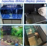 Plastic Egg Crate Fish Tank Divider Aquarium Filter Bottom Plastic Grid Fish Tank Isolation Board Black Egg Crate Tray((Black, 12pcs 11.8X11.8Inch with 0.35Inch Hole) - Image 6