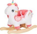 labebe Baby Rocking Horse with Seat Belt,Ride Unicorn Bouncer for Kid 6 Month -3 Years,Stuffed Animal Rocker,Riding Toy for Baby Girls, Nursery Birthday Gift - Image 10