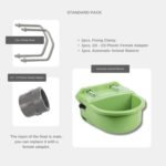 MERNEK® Automatic Animal Waterer Bowl with Float | One Gallon Animal Water Bowl | for Livestock Animal Water Trough Calf, Sheep, Goat, Pig | for Pets Animal Water Dispenser Cat, Dog, Horse - Image 6