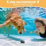 Dog Collar Light, 4 Modes Dog Lights for Night Walking, Rechargeable Dog Collar Lights for Nighttime Clip on, IP68 Waterproof Dog Light - Image 4