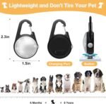 Dog Collar Light, 4 Modes Dog Lights for Night Walking, Rechargeable Dog Collar Lights for Nighttime Clip on, IP68 Waterproof Dog Light - Image 7
