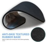 White Horse Running on The Sea Mousepad Round MouseMat for Laptop Small Gaming Mice Pad with Non-Slip Rubber Base Customized Design MicePad Waterproof MiceMat Desk Accessories - Image 4