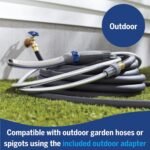 Waterpik Pet Wand Pro Dog Shower Attachment for Fast and Easy Dog Bathing and Cleaning, Indoor and Outdoor Sprayer Includes 8-Foot Flex Hose, Blue/Grey, PPR-252E - Image 4