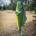 In the Breeze 5115 — Bass Fish Windsock-Hanging Outdoor Decoration, 48" - Image 3