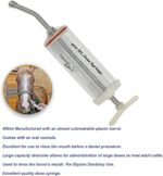 Plastic Dose Syringe 400mL, Stainless Steel Nozzle, Dental,Equine - Image 4