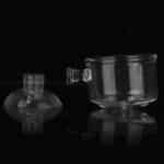 Fish Tank Feeding Cup, Aquarium Red Worm Food Container, Glass Feeder with Suction, Transparent Bowl for Feeding Shrimp Fish Reptiles (Glass Hole Cup) - Image 6