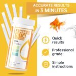 AAwipes Ammonia Test Strips for Fish Tank Aquarium Test Strips Aquarium Water Test Kit Freshwater Fish Tank (50) - Image 3