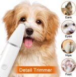 Dog Clippers Grooming Kit Hair Clipper-Low Noise Paw Trimmer- Rechargeable - Cordless Quiet Nail Grinder Shaver for Cats and Other Pets - Image 6