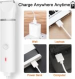 Dog Clippers Grooming Kit Hair Clipper-Low Noise Paw Trimmer- Rechargeable - Cordless Quiet Nail Grinder Shaver for Cats and Other Pets - Image 7