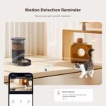 Automatic Cat Feeder with Camera, APP Remote Control, Programmable Cat Food Dispenser, 2-Way Audio, Timed Cat Feeders for Dry Food, 1-8 Meals Per Day for Pets, 10s Voice Recorder - Image 3