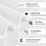 Throw Blanket 40"x30" Bed Blanket Horses in Love Flannel Blankets for Sofa Reversible Plush Blanket Soft Cozy Throw Blankets for Couch Camping All Seasons - Image 6