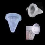 alfyng 8pcs Aquarium Red Worm Cone Feeder, Bloodworm Cone Feeder, Shrimp Fish Food Feeding Plastic Cup with Suckers for Fish Tank (2.64 x 2.64 inch) - Image 5